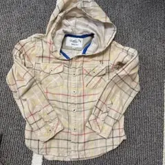 アンドアニマル クラシックスタイル チェック柄 パーカー 120サイズ