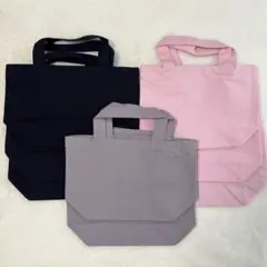 トートバッグ 3色セット キャンバス