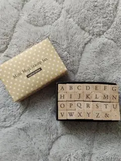 ミニアルファベット　スタンプセット