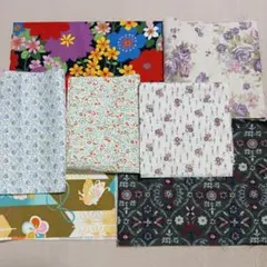 花柄綿生地ハギレセット