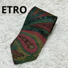 ETRO エトロ イタリア製 ネクタイ ペイズリー シルク