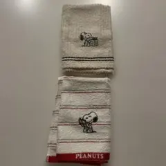 スヌーピー ハンドタオル　2枚セット