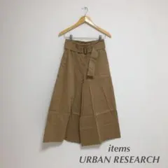 URBAN RESEARCH ベルト付き ワイドパンツ