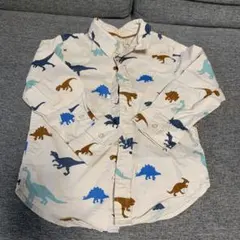 【3月までお値下げ】 H&M 恐竜　長袖シャツ