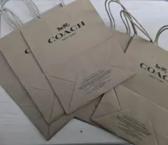 COACH ショップ紙袋　バッグ 6枚セット 未使用品