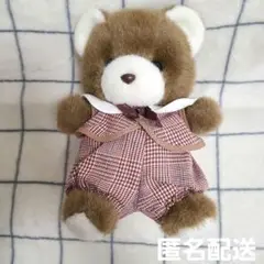 【希少】サンアロー社製　くま　ぬいぐるみ　テディベア かわいい　レトロ 希少✨ サンアロー ハニーベア S くまのぬいぐるみ ジーンズ
