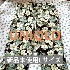 UNIQLOプリントクロップドレギンスパンツLサイズ