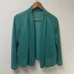 Ra Fee 長袖カーディガン グリーン サイズ40