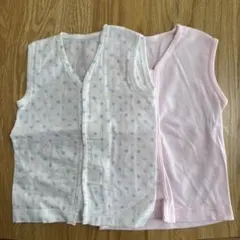 コットン前開きシャツ2枚セット