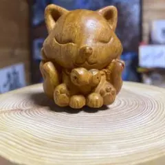 素焼き人形】両面招き猫｜千万両・福袋・珍品招福猫 ※一体です - メルカリ