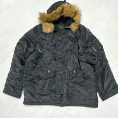 美品✨Alpha Industries N-3B 希少4Lサイズ　黒