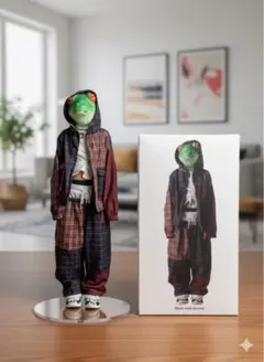 赤チェック セットアップ デザイナー デザイン 個性派 ジャケット パンツ