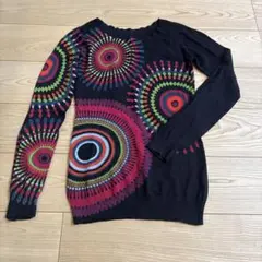Desigual ブラック 長袖ニットセーター