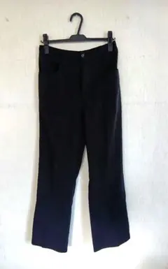 Avail アベイル とろみワイドパンツ 黒 ワイドパンツ スラックス Mサイズのサムネイル