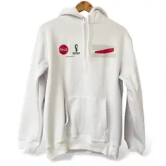 新品!! コカ・コーラ×FIFA2022 パーカー L 非売品 ホワイト男女兼用