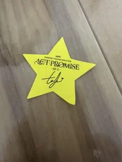 TXT サイン入り星 コンサート落下物　テヒョン ドーム