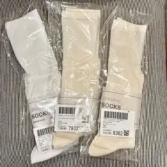 新品⭐︎　NANO UNIVERSE ナノユニバース　ソックス 3足セットのサムネイル