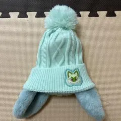 子供　ニット帽　ポケモン　ニャオハ