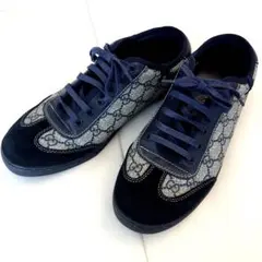 GUCCI ネイビー/ブラック スニーカー