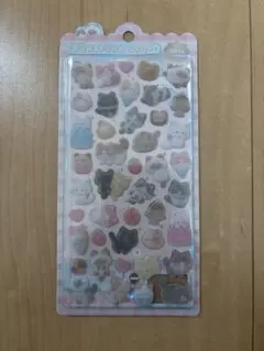 [正規品]　ふわふわドロップシール　クーリア　ねこ