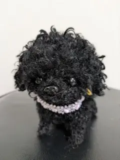 ハンドメイド* ぬいぐるみ*トイプードル*子犬*ブラックのサムネイル