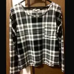 OZOC チェックトップス