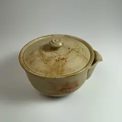 2F 【昭和レトロ】佐治陶器 伊賀焼 土鍋 急須型 炊飯鍋 緑彩釉 和モダン 2F 【昭和レトロ】佐治陶器 伊賀焼 土鍋 急須型 炊飯鍋 緑彩釉 和