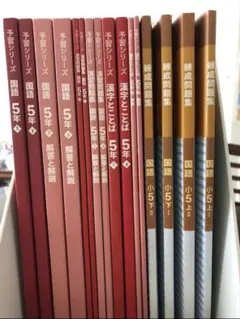 値下げ！四谷大塚　5年　国語セット　予習シリーズ他