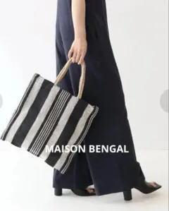 メゾンベンガル　麻トートバッグ MAISON BENGALのサムネイル