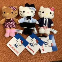 ハローキティ マスコット あしなが Ver. サンリオ ぬいぐるみ　3種　日焼け