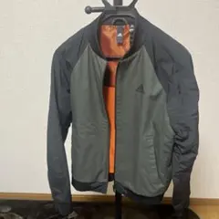 adidas ジャケット　ブルゾンカーキ×ブラックのサムネイル
