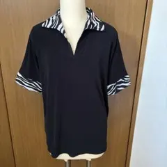 紳士社交ダンスFujiyama 社交ダンス トップス M 〜L黒/白