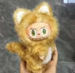 【残5点】LABUBU 着せ替え 猫 ヒョウ 動物 17cm ラブブ服