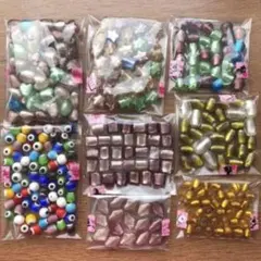 在庫整理品！早い者勝ち！ハンドメイド資材用に訳ありとんぼ玉類大量セット