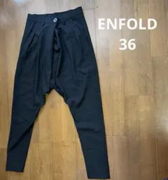 ENFÖLD エンフォルド サルエルパンツ ブラック 38 - メルカリ