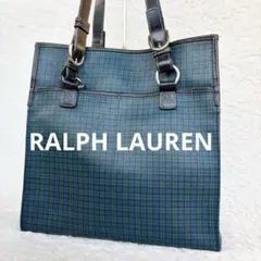 【ローレン ラルフ ローレン】トートバッグ PVC チェック ポロラルフローレン