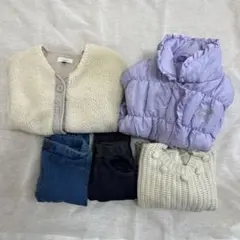 女の子　洋服まとめ売り　アウター　トップス　パンツ　110センチ　保育園　普段着