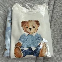 新品未使用　ラルフローレン Poloベア ボディスーツ 2枚セット 80cm