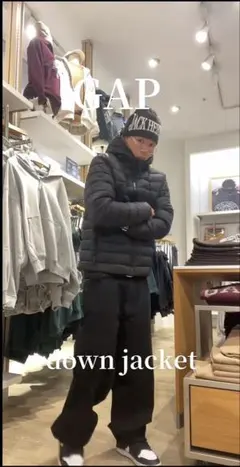 gap パファージャケット　ダウン　swag
