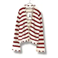 新品タグ付✨【ピッコーネ】PICONEフリンジ 春 カーディガン 40 M相当