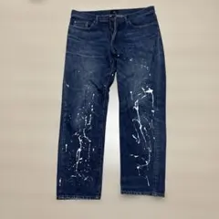 ZOZO ペイント加工 ストレートデニムパンツのサムネイル
