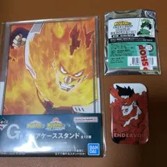 【2点セット】 スクエア缶バッジ エンデヴァー