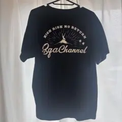 EgaChannel Tシャツ ブラック　エガチャンネル　バックプリントのサムネイル