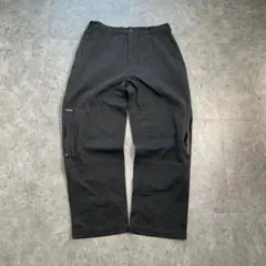 00s y2k ギミックナイロンパンツ ワイドストレート テックグレー tech