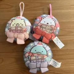 すみっコぐらし ハッピーセット オーナメント　しろくま ねこ とかげ 3個セット