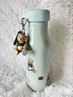 ジェラピケ　スタバ　リッドカバーベアチャーム付きステンレスボトル