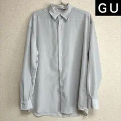 【美品】イージーケアシアーオーバーサイズシャツ(長袖)【ＧＵ】