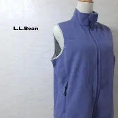 エルエルビーン フリース ベスト ジレ レイヤード パープル