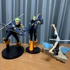 一番くじ ワンピース　ゾロ　フィギア　3つセット✨のサムネイル