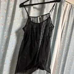 HK WORKS LONDON シアー キャミソール ブラック Mのサムネイル
